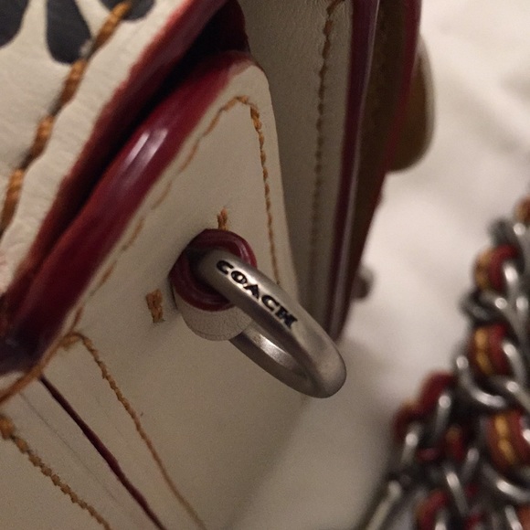 Coach Double Dinky Limited Ed Runway Bag Tea Rose - Picture 7 of 8